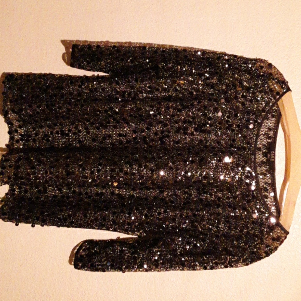 Womens sequin and lace dress top